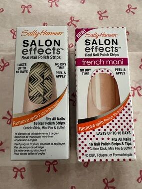 Sally Hansen Salon Effects Nail Polish Strips - Neutral & Black Geometric